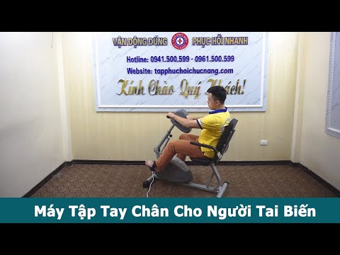 Video Xe Đạp Tập Tay Chân Tự Động Cho Người Tai Biến - youtube