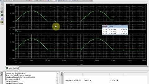 Loss calculation of Bridge Diode using PSpice