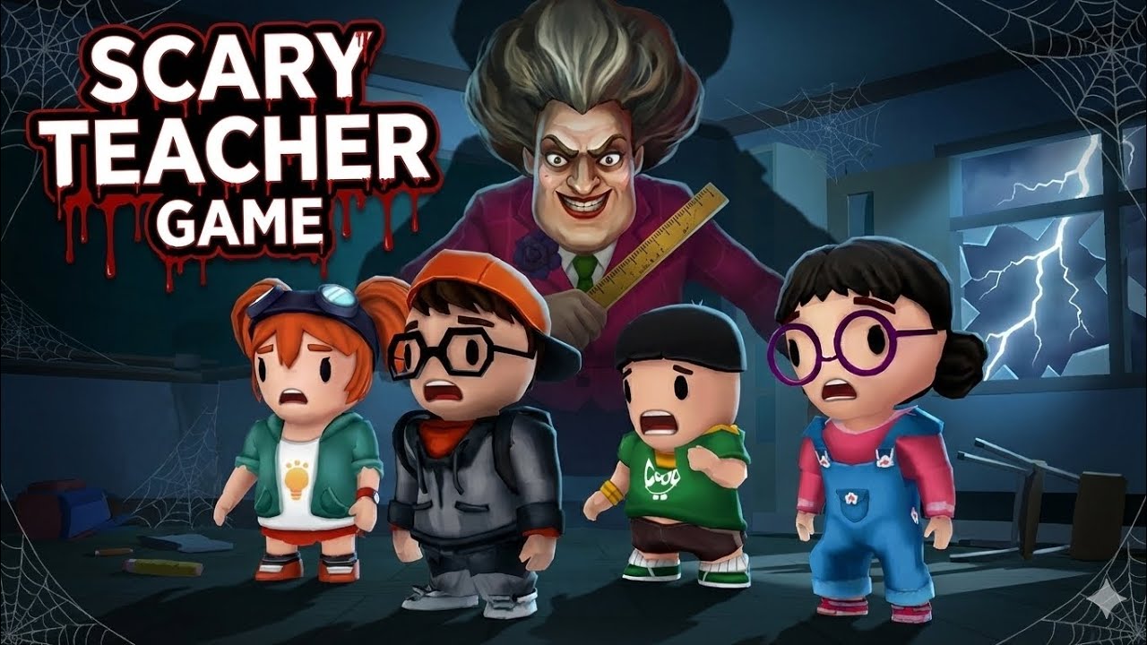 DON’T GET CAUGHT! 🤫 Can 4 Friends Escape the SCARIEST Teacher Ever? 