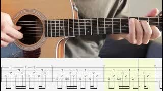 Where’s My Love - Acoustic - SYML - Guitar Tutorial   TABS on screen