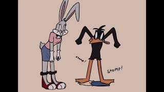 Bugs Bunny and Daffy Duck animation test