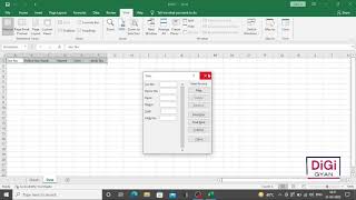 MS Excel Form without VBA Fully Automated data entry Form in Excel - Data Entry User Form