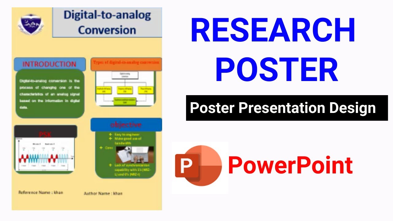 how to create a research poster in powerpoint