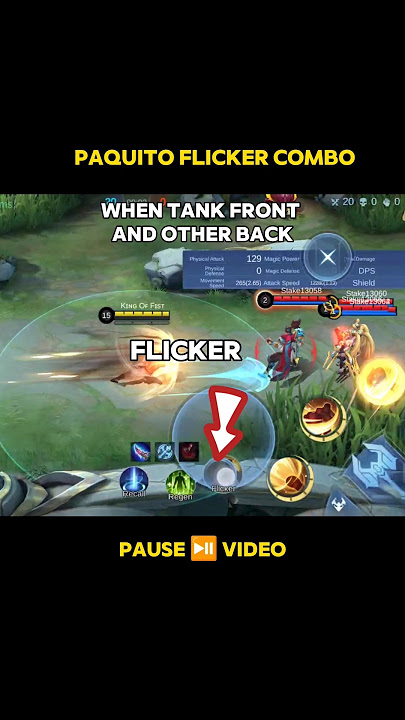 Part -1 | Paquito Flicker Combo Tutorial 2024 |  #paquito #mlbb #youtubeshorts  #indonesia