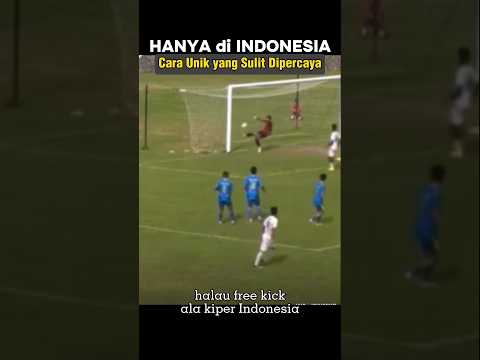 kiper pake cara unik halau freekick