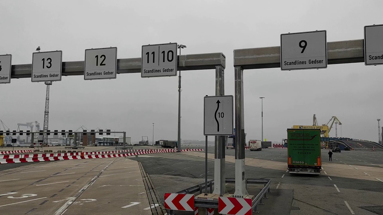 Заезд на паром от и до. Часть1