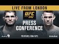 UFC 242 Press Conference: Khabib vs Poirier