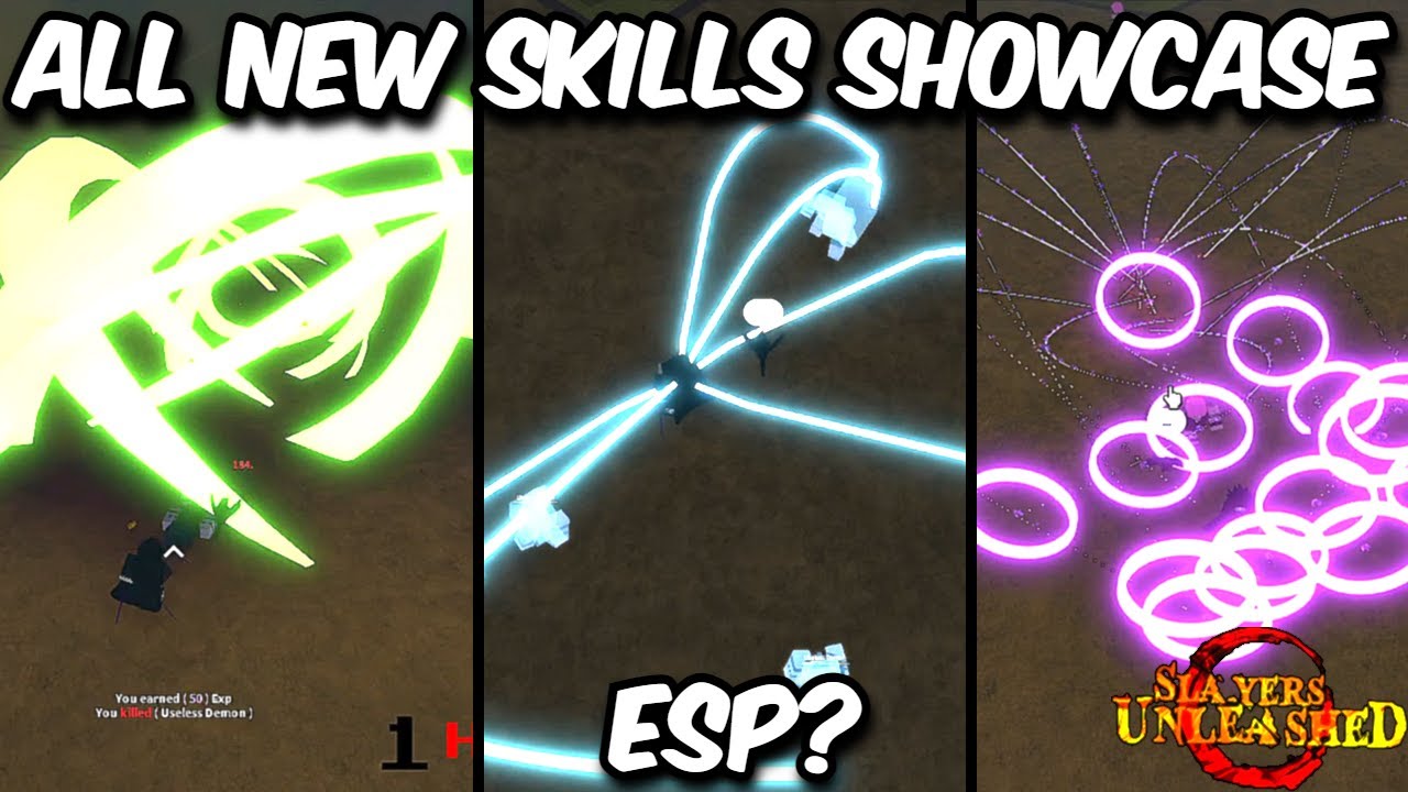 NEW CODES! All NEW Breathing Moves / Skills Showcase in Slayers Unleashed  UPDATE v.023 ( Roblox ) 