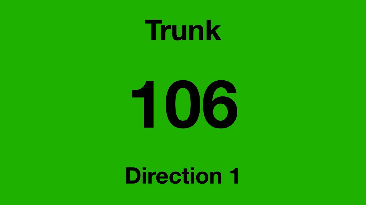 [Tower Transit] Trunk Bus Service 106 - Direction 1 Hyperlapse
