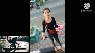 pedagang kopi cantik di pinggir jalan trotoar#shorts