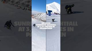 Experience high-altitude skiing in Palandöken at 3,271 metres above sea level. #GoTürkiye