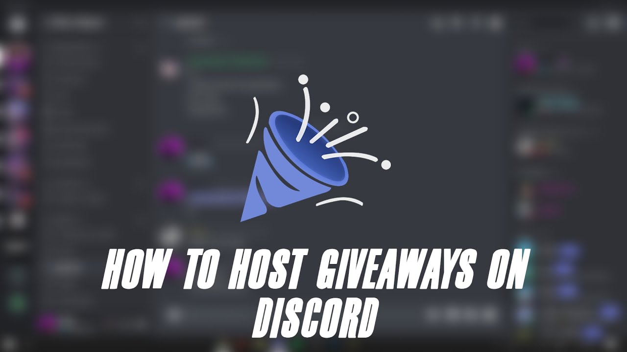How to host Giveaways in Discord YouTube