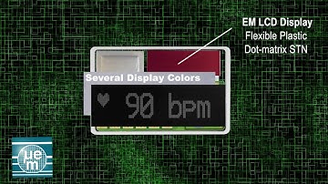 ISO smartcard with display and touch interface