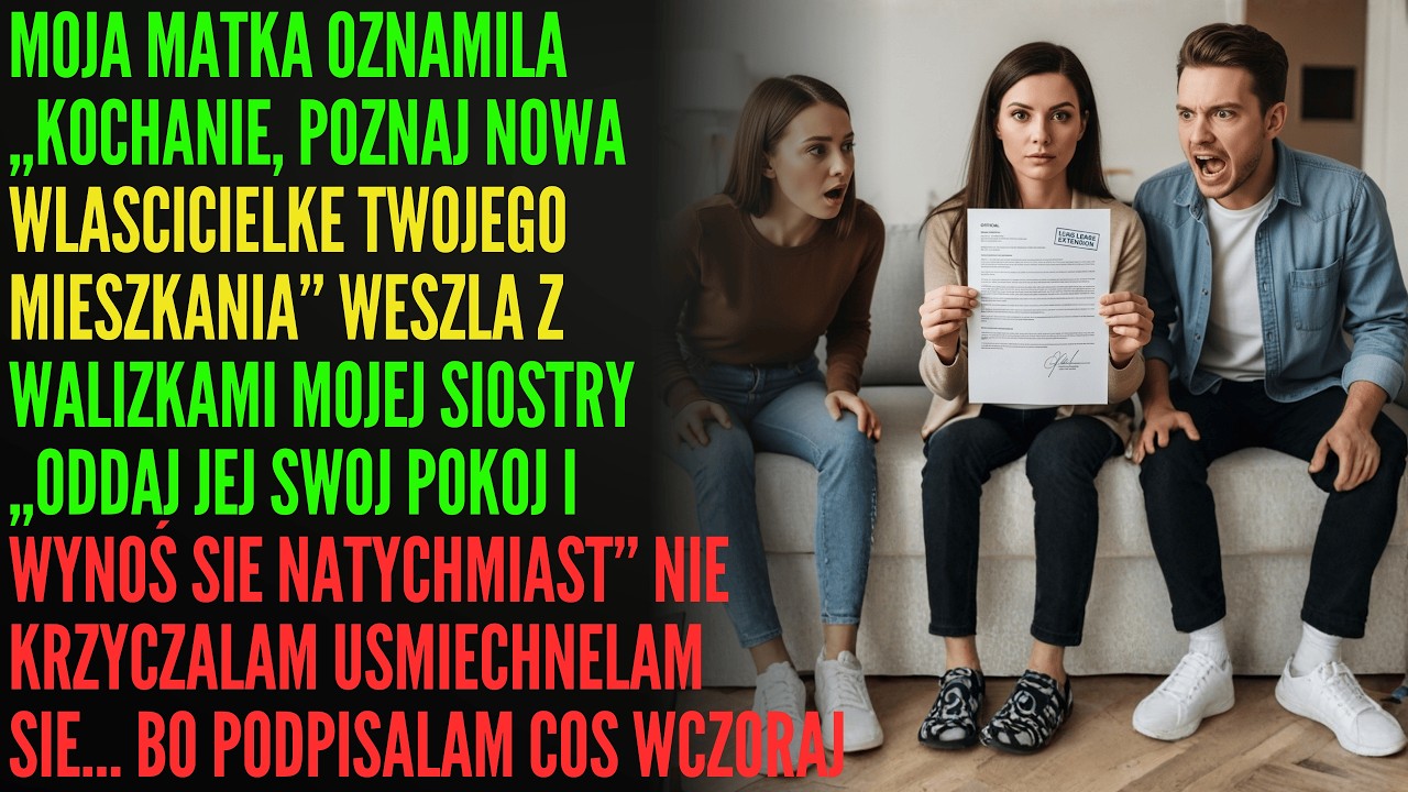 Moja Mama Ogłosiła: „Poznaj Nową Właścicielkę Twojego Mieszkania” – A Ja Się Uśmiechnęłam