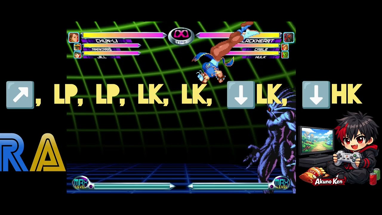 Marvel Vs Capcom 2 - PS2 Combo Achievements For RetroAchievements Part 3
