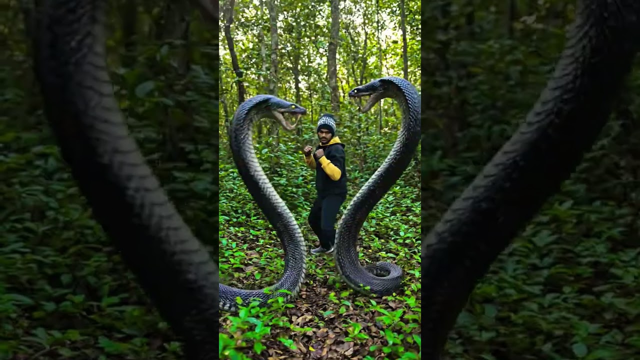 fighting with snakes 😲👊🏻 