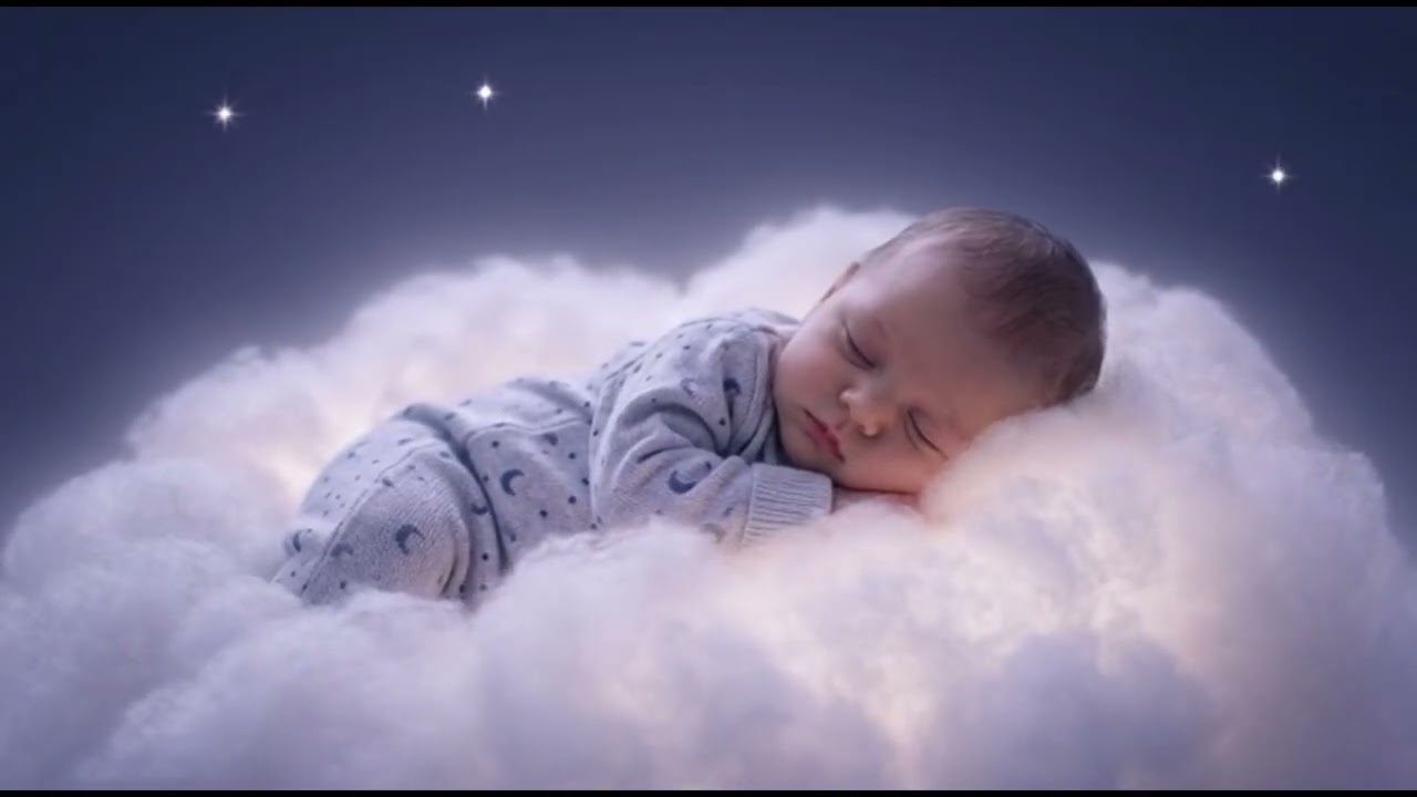 ☁️ Dream Cloud Baby Lullaby | 1 Hour Gentle Night Sleep 🌙👶