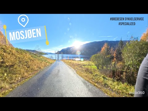 Late fall Ebike ride in Mosjøen ends with faceplant!