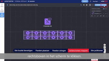 Het bewerken van een site layout in het SolarEdge Monitoring portal met de Lay-out Editor |Nederland