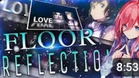 FLOOR REFLECTION TYPOGRAPHY ALIGHT MOTION TUTORIAL || AMV ALIGHT MOTION TUTORIAL 4.0.4