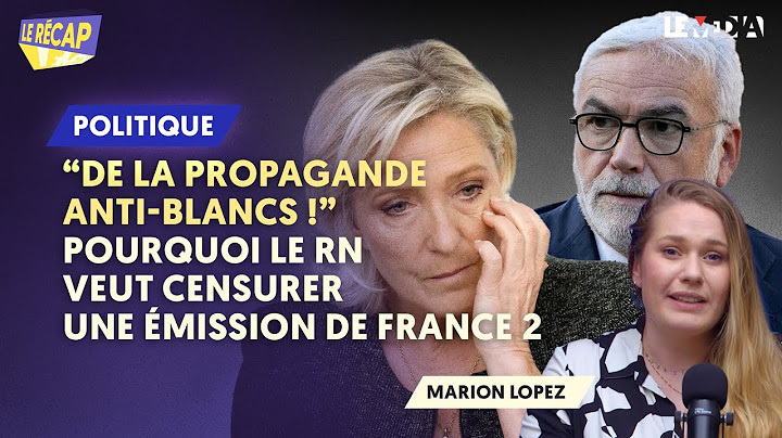 L’ÉMISSION DE FRANCE 2 QUI REND FOUS PASCAL PRAUD ET LE RN : "SOMMES-NOUS TOUS RACISTES ?"