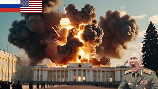 US SURPRISE ATTACK ON RUSSIA! Russian Presidential Palace Destroyed By US ATACMS Missile - Arma 3