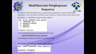 PRAKTIKUM 13 - Sequence, Index dan Synonym
