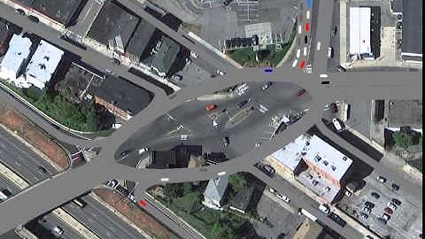 Rotary Simulation with VISSIM