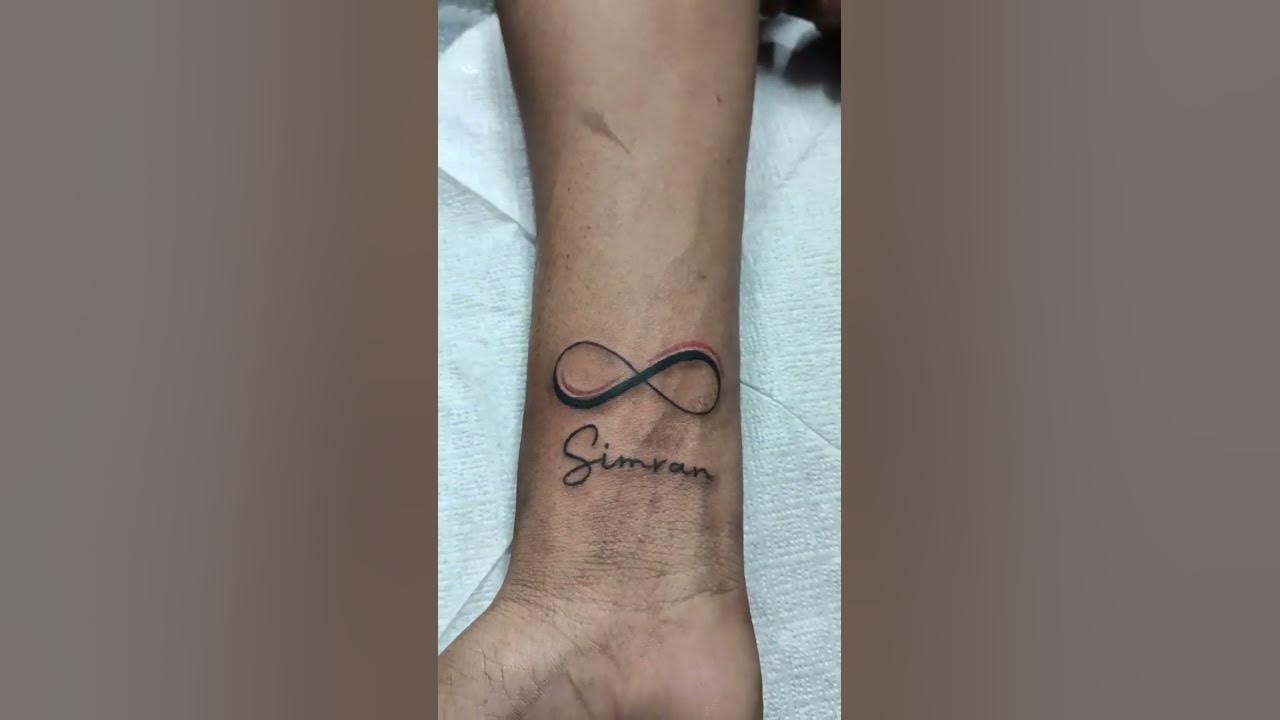 simran-name-tattoo-vishutattooart-trending-shorts-tatttoo