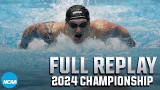 2024 Ncaa Di Mens Swimming Diving Championship Full Replay