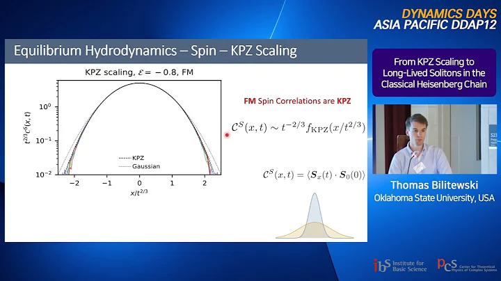 Thomas Bilitewski: From KPZ Scaling to Long-Lived ...