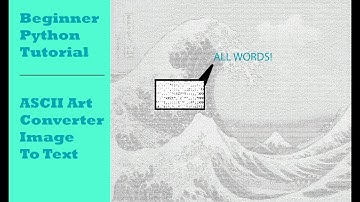 Convert Images Into ASCII Art Using Python! || Beginner Tutorial