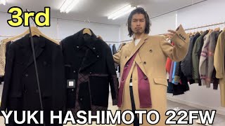 ○ 未使用級！20aw YUKI HASHIMOTOファー　タッチピーコート 最速】YUKI HASHIMOTO 22FW 3rd！秋冬本命のコート！ラペルのギミック