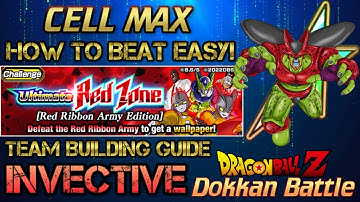 CELL MAX ULTIMATE RED ZONE Stage 4 (Red Ribbon Army Edition) DBZ Dokkan Battle (Global)