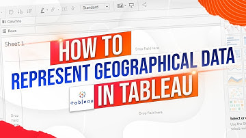 How to Represent the Geographical Data in Tableau