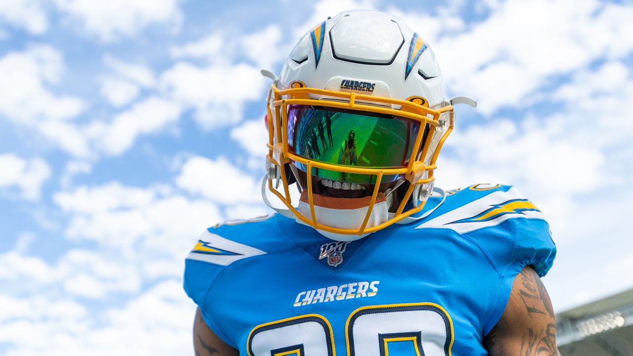 los angeles chargers new uniforms