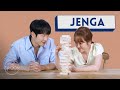 Han Ji-min and Jung Hae-in play Jenga [ENG SUB]
