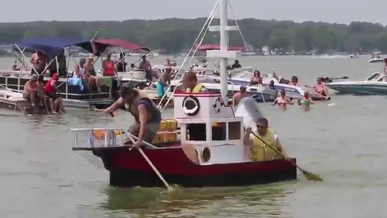 Cardboard Boat Race - YouTube