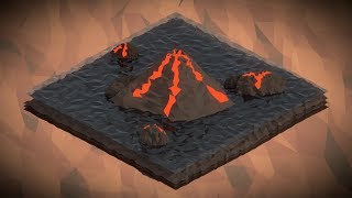 | PigArt | Unedited: Isometric Volcano
