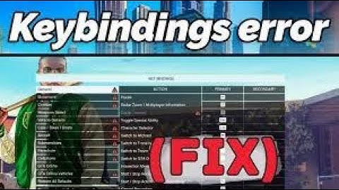 How to Fix GTA V Keybindings |  Fix Gta 5 Keybinds without opening iv or any software no patch need