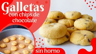 Receta de GALLETAS SIN HORNO | Galletas con chispas de chocolate | Galletas de mantequilla | Cookeri