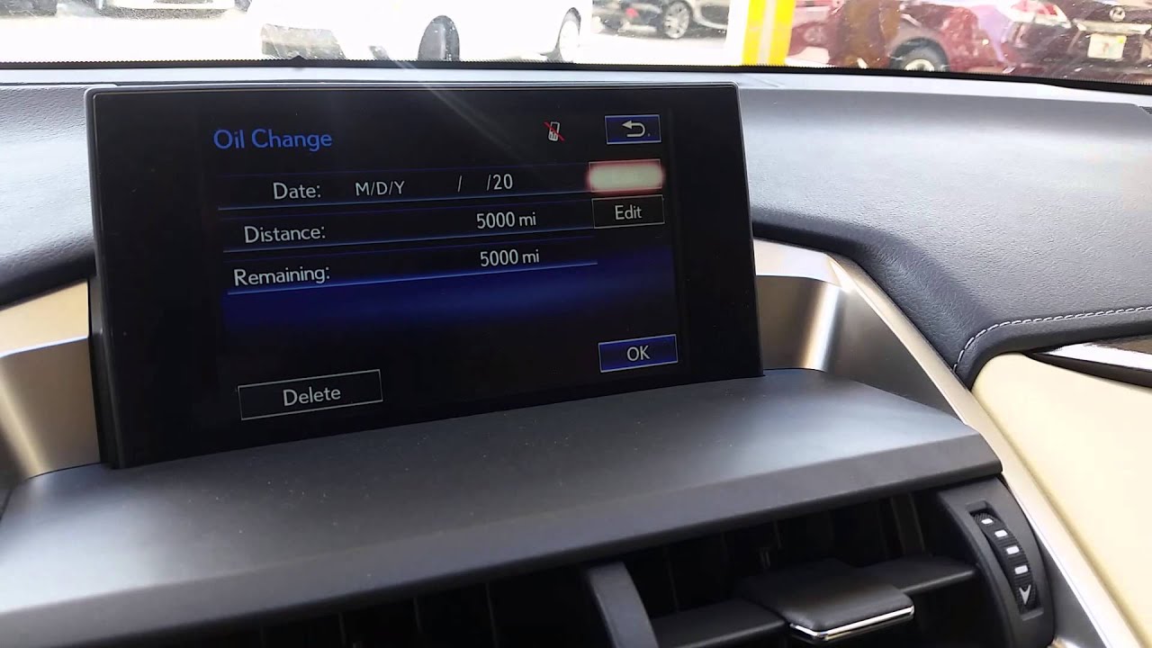 How to reset maintenance reminder on Lexus NX 2015 YouTube