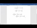 Calculus 1. Section 5.5h Using the Fundamental Theorem of Calculus