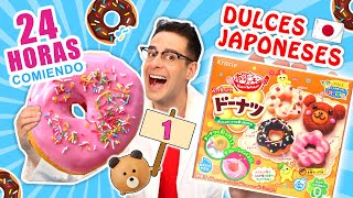 24 HORAS COMIENDO DULCES JAPONESES 😅 Donuts 🍩  Popin Cookin Parte 1 | El Gallinero de Mike