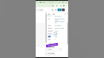 how to use the revision history in WordPress #shorts #wordpress