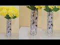 Como hacer  florero motivo de pavo real inrrompible -  How to make an unbreakable peacock motif vase