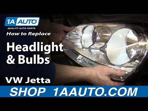 How to Replace Headlight 05-10 Volkswagen Jetta