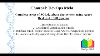 Complete series of Azure SQL database deployment using Azure DevOps CI/CD pipeline
