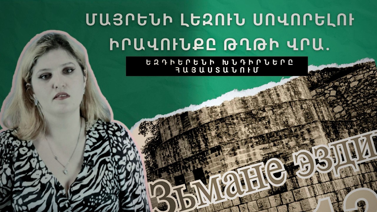 Մայրենի լեզուն սովորելու իրավունքը թղթի վրա. եզդիերենի խնդիրները Հայաստանում