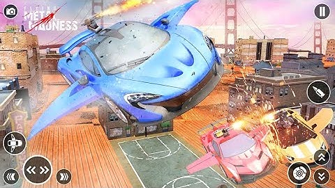 Flying Car Shooting Game - Transformer Car Simulator - Gaming aadii - Android Gameplay